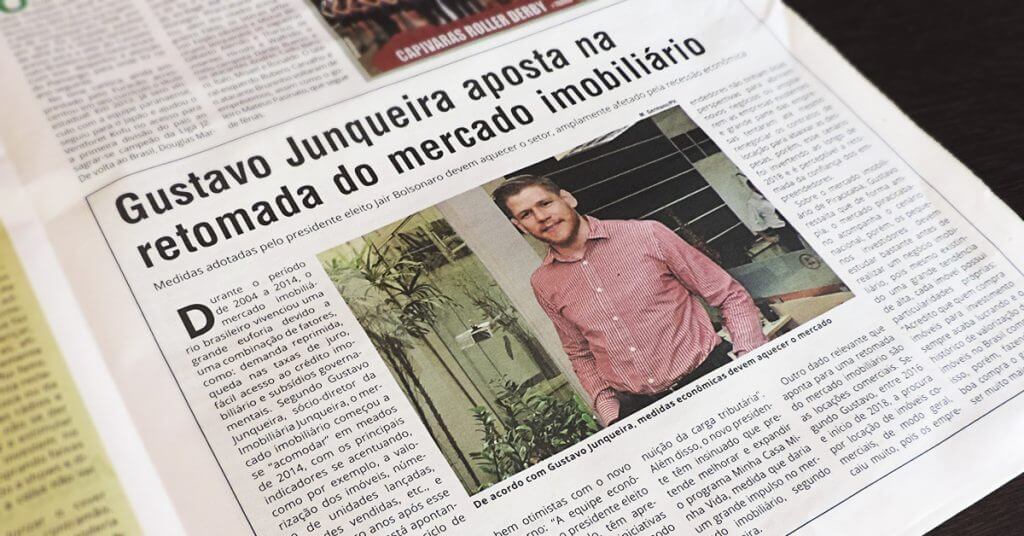 Gustavo Junqueira aposta na retomada do mercado imobiliário