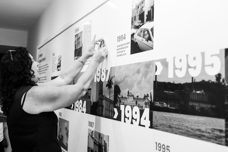 Leia mais sobre o artigo Homenagem: colaboradores recebem destaque na linha do tempo que conta história da Junqueira